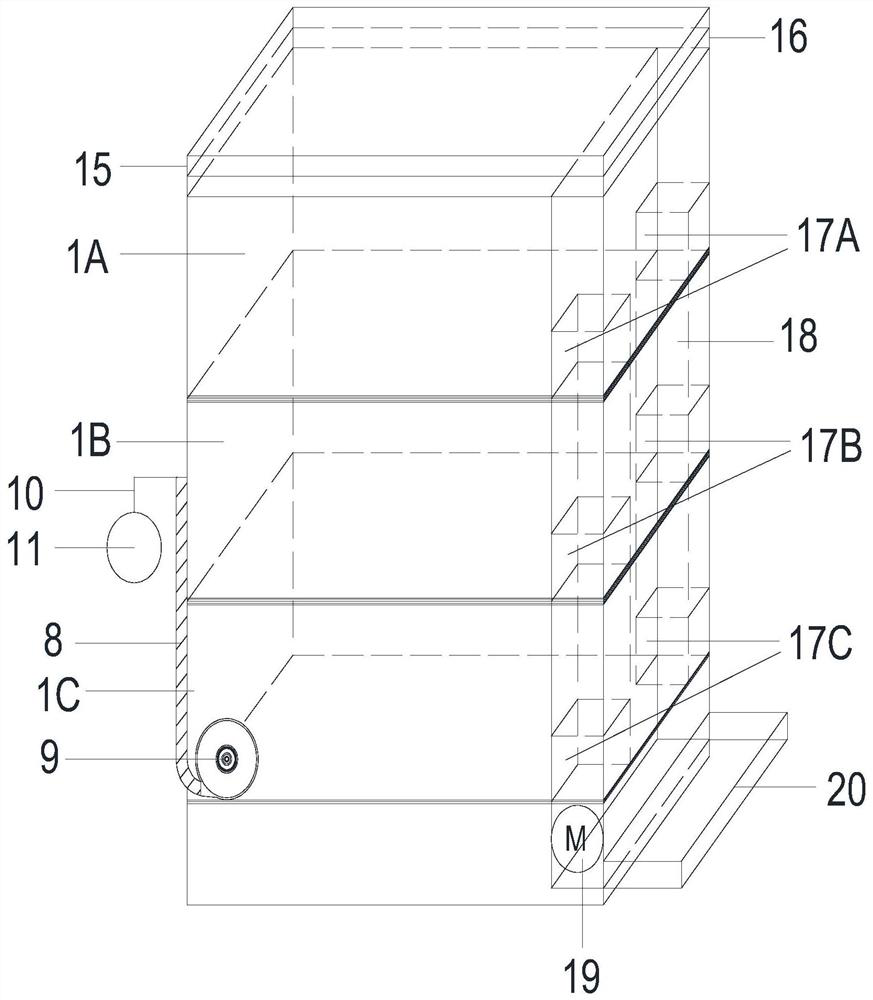 Rope-type overall horizontal tension stacked beam ecological water intake gate and its operation method