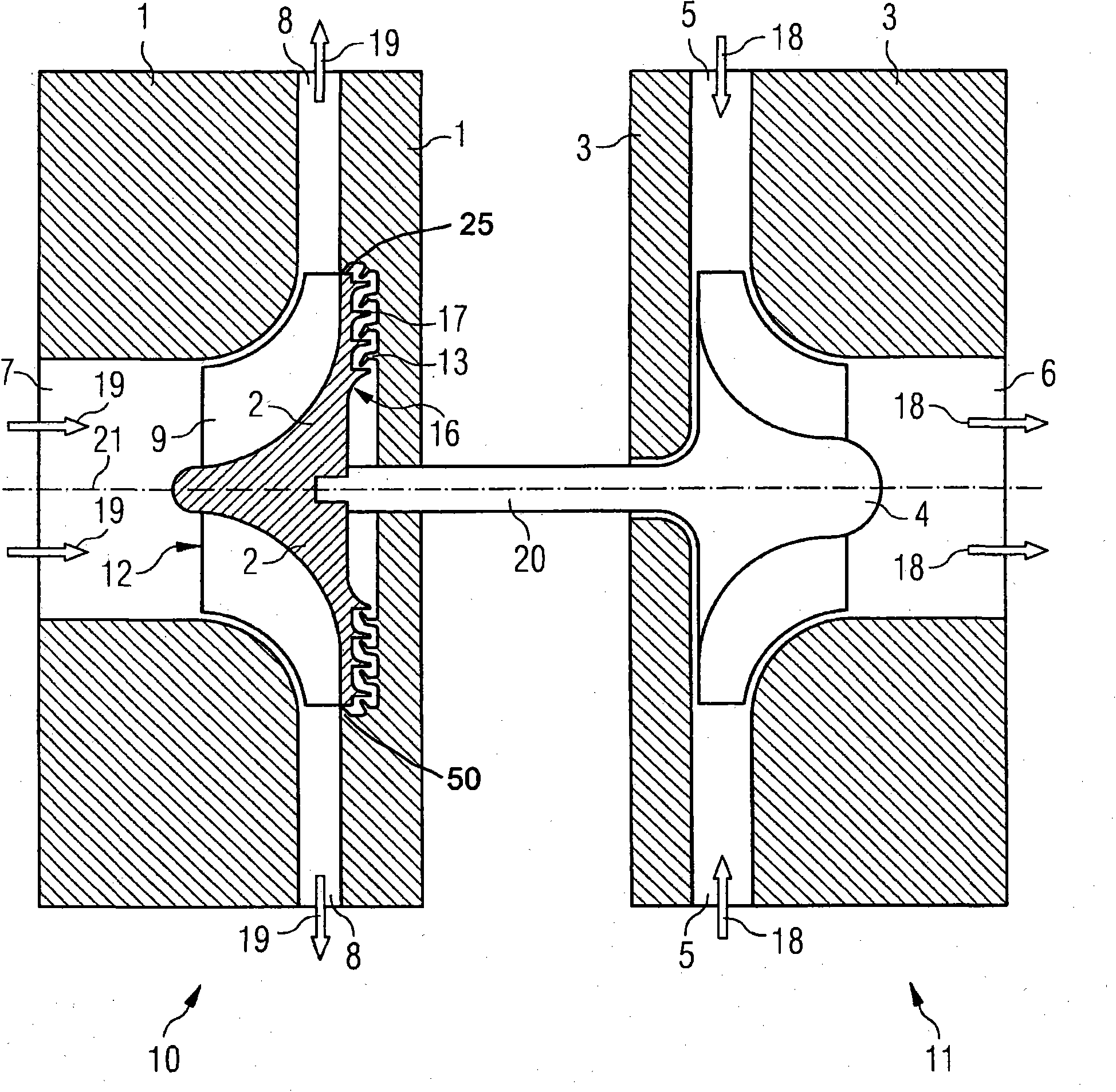 Impeller and turbocharger