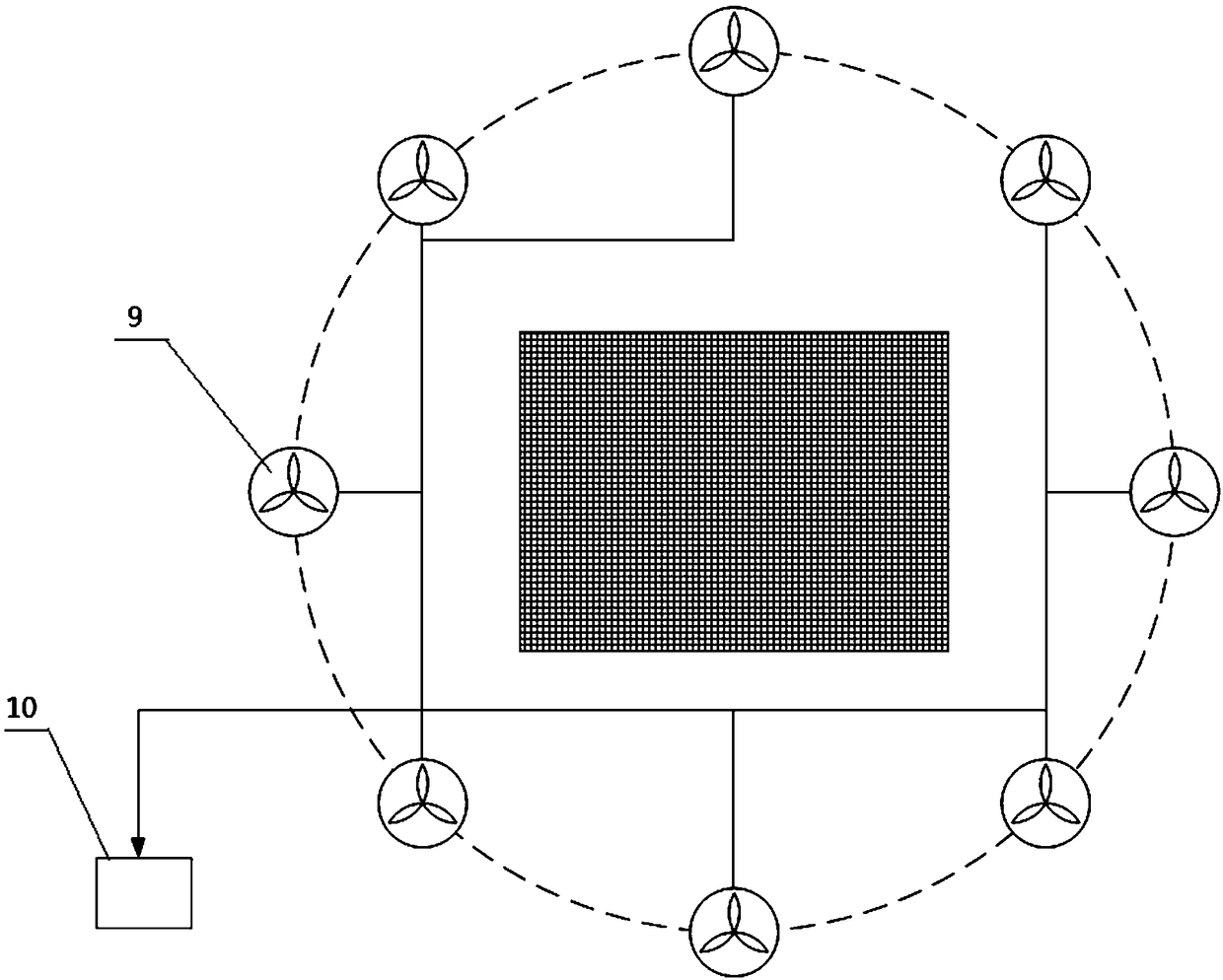 Direct air-cooling system for optimization of flow distribution of steam