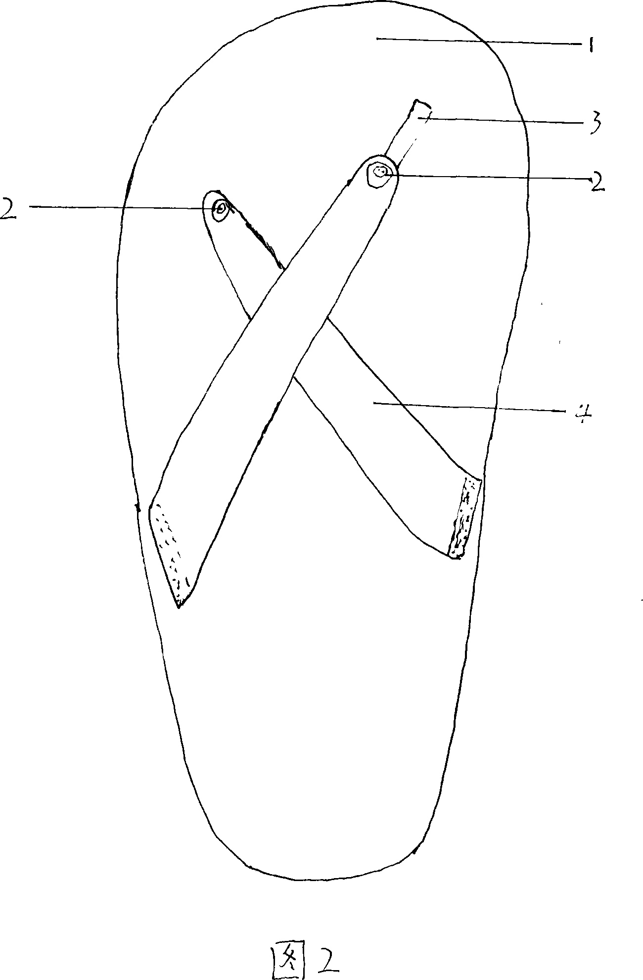 Hallux valgus correcting treating sandal