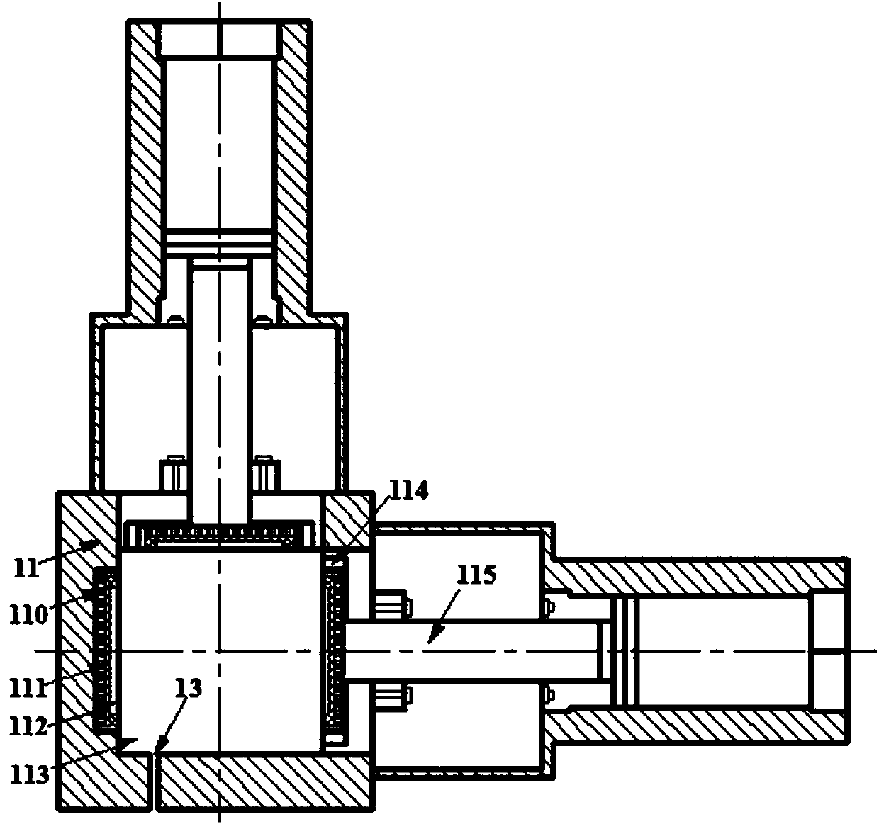 Temperature control system-containing large-size true triaxial hydraulic fracturing experimental machine and experimental method thereof