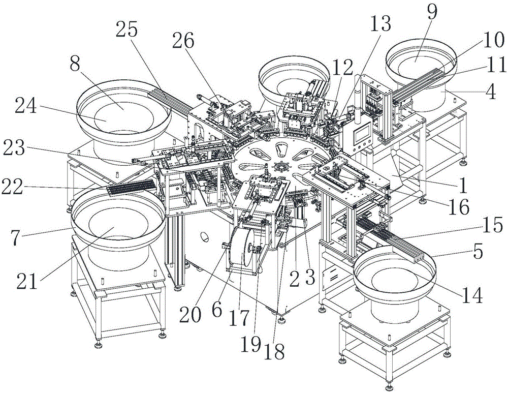 Large plastic needle assembly machine