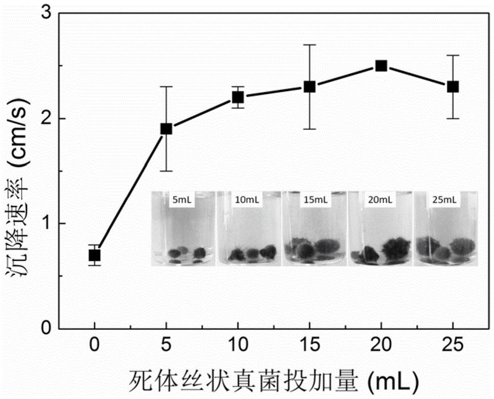 Method for treating copper-containing wastewater by forming granular sludge through microorganism sediment