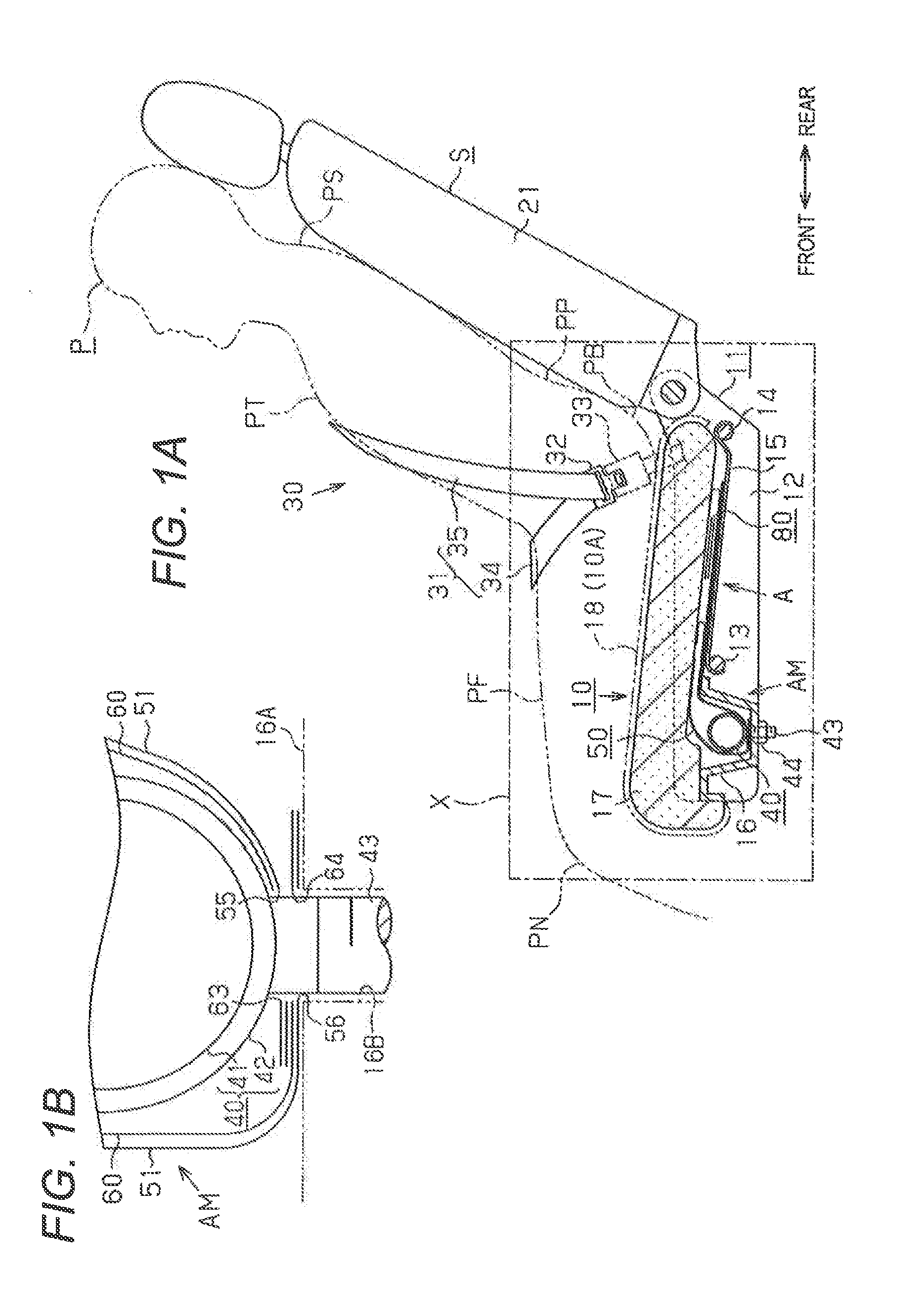 Seat cushion airbag device