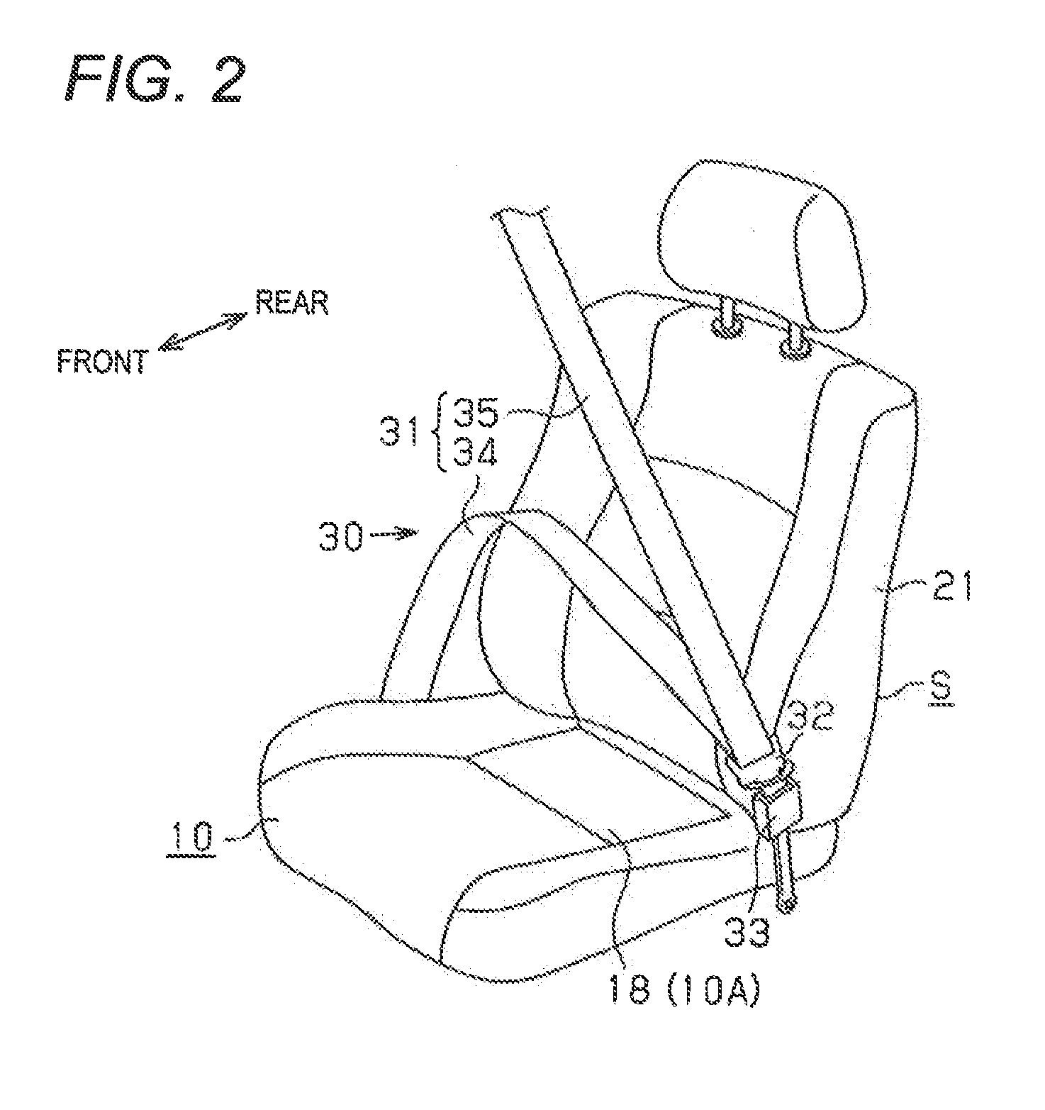 Seat cushion airbag device