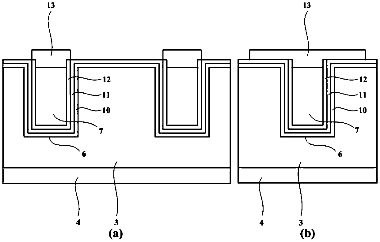 A trench Schottky barrier diode and method of making the same