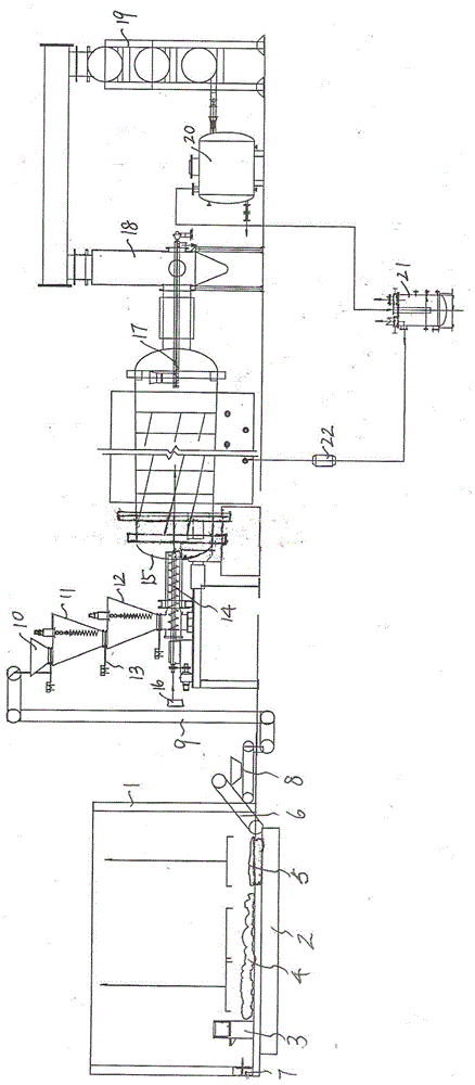 Oil sand harmless resource treatment method and special device