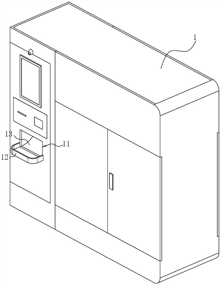 A kind of medicine taking verification system of automatic medicine vending machine