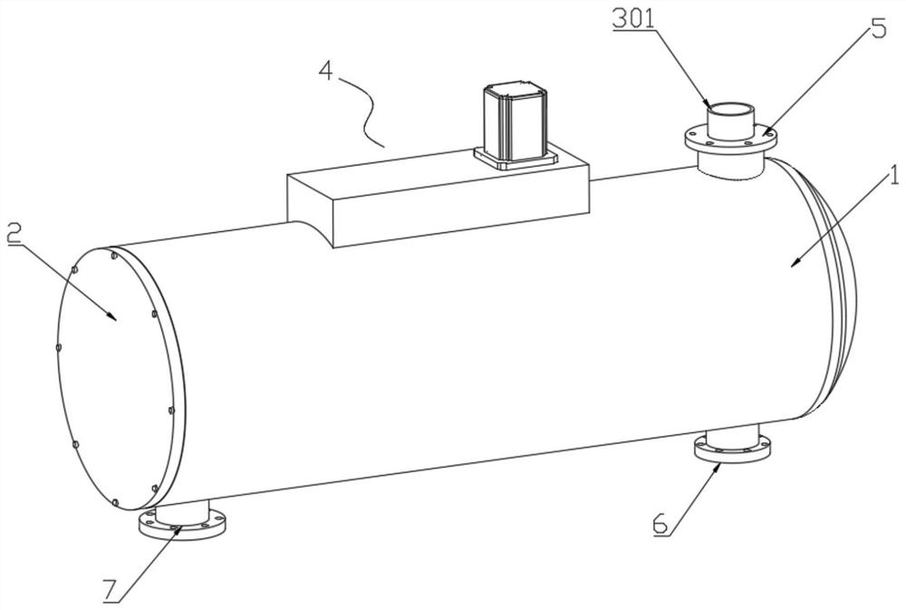 A towerless water supply automatic purification device