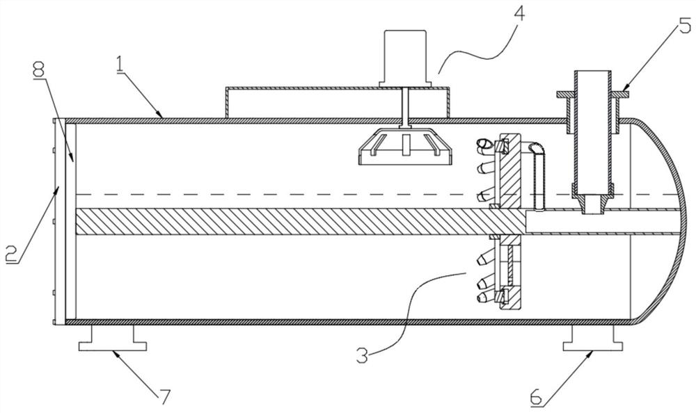 A towerless water supply automatic purification device