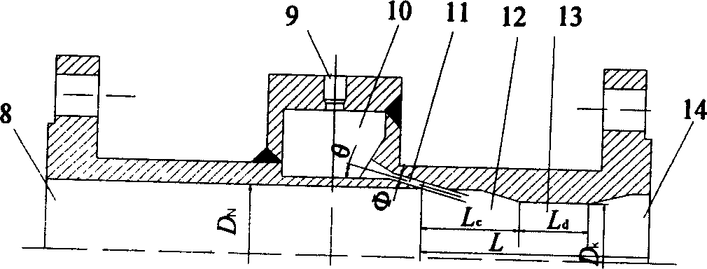 Ejector capable of raising the cavitation performance of centrifugal pump