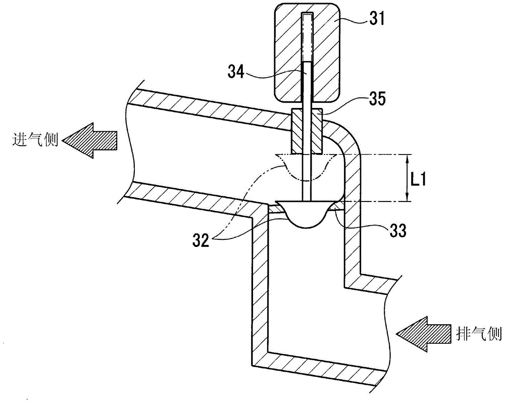 Exhaust gas recirculation apparatus of engine with supercharger