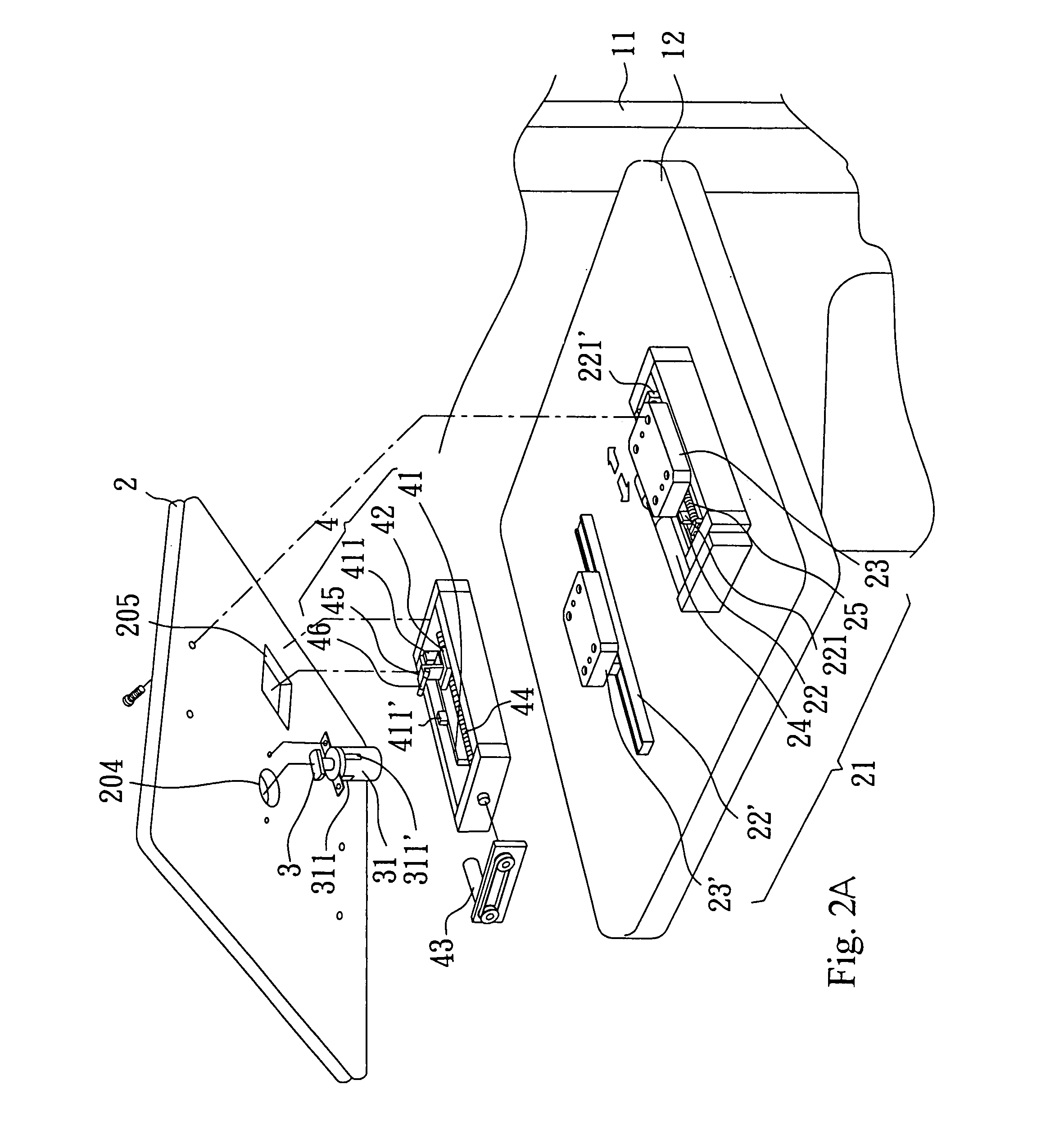 Front-opening unified pod auto-loading structure