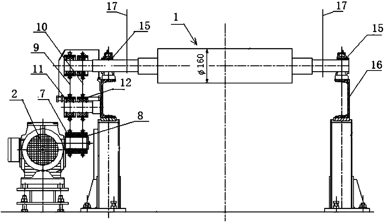 Roller way mechanism used for conveying calendered flat plate glass