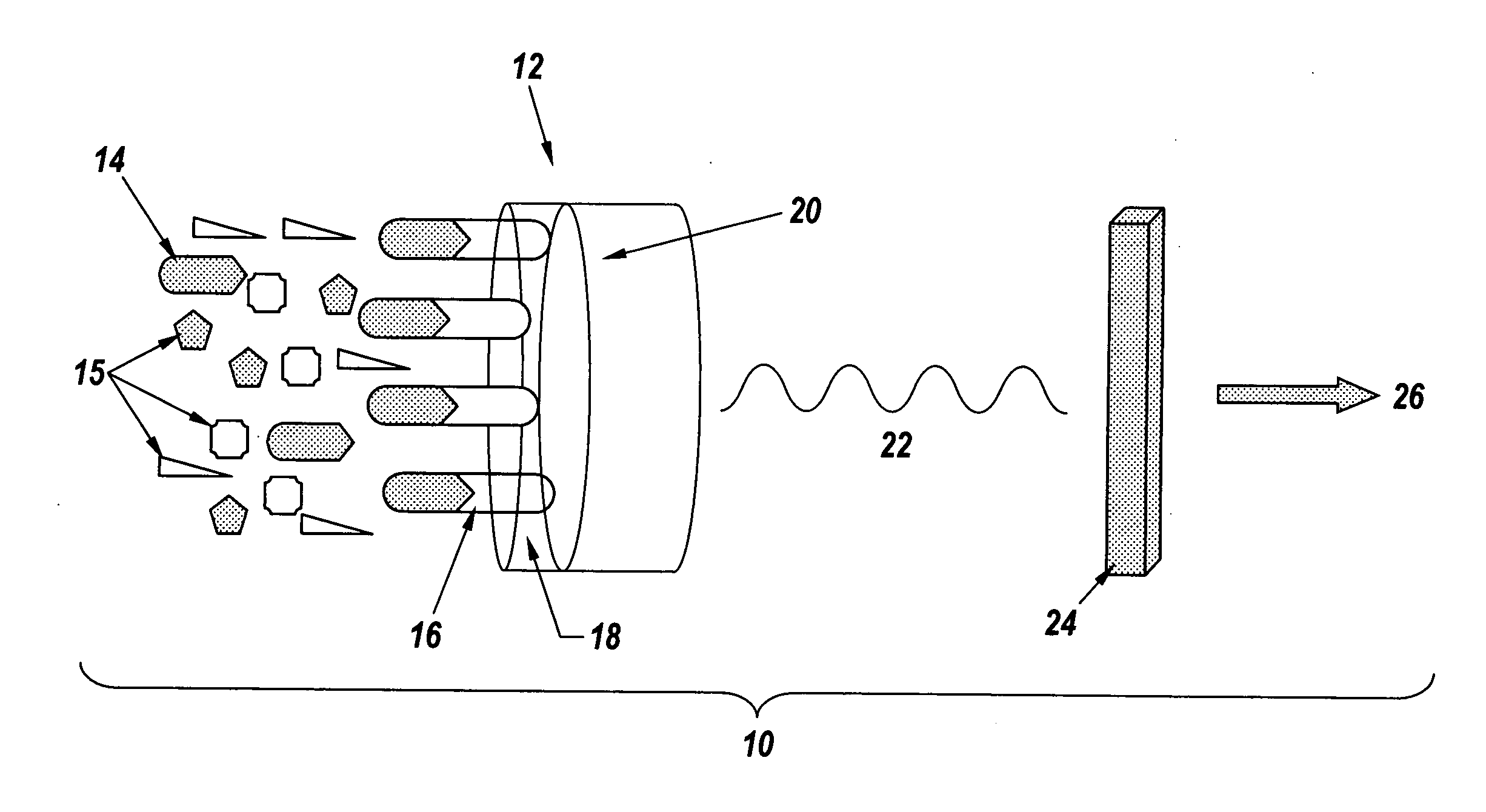 Piezoelectric ceramic sensor and sensor array for detection of molecular makers