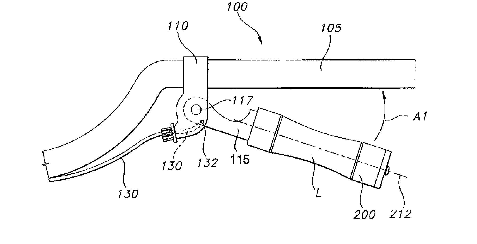 Actuation lever