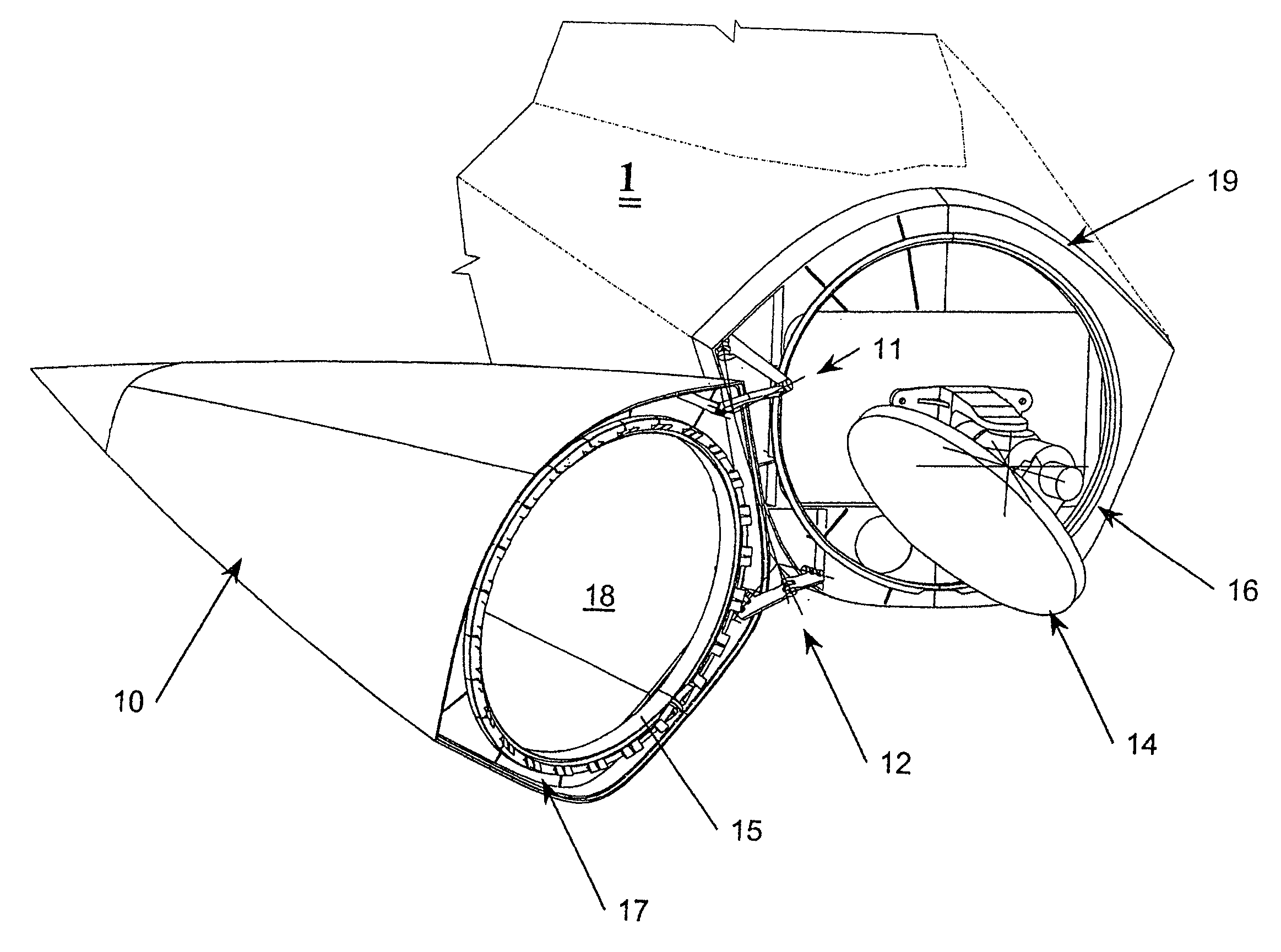 Closure system for a support structure