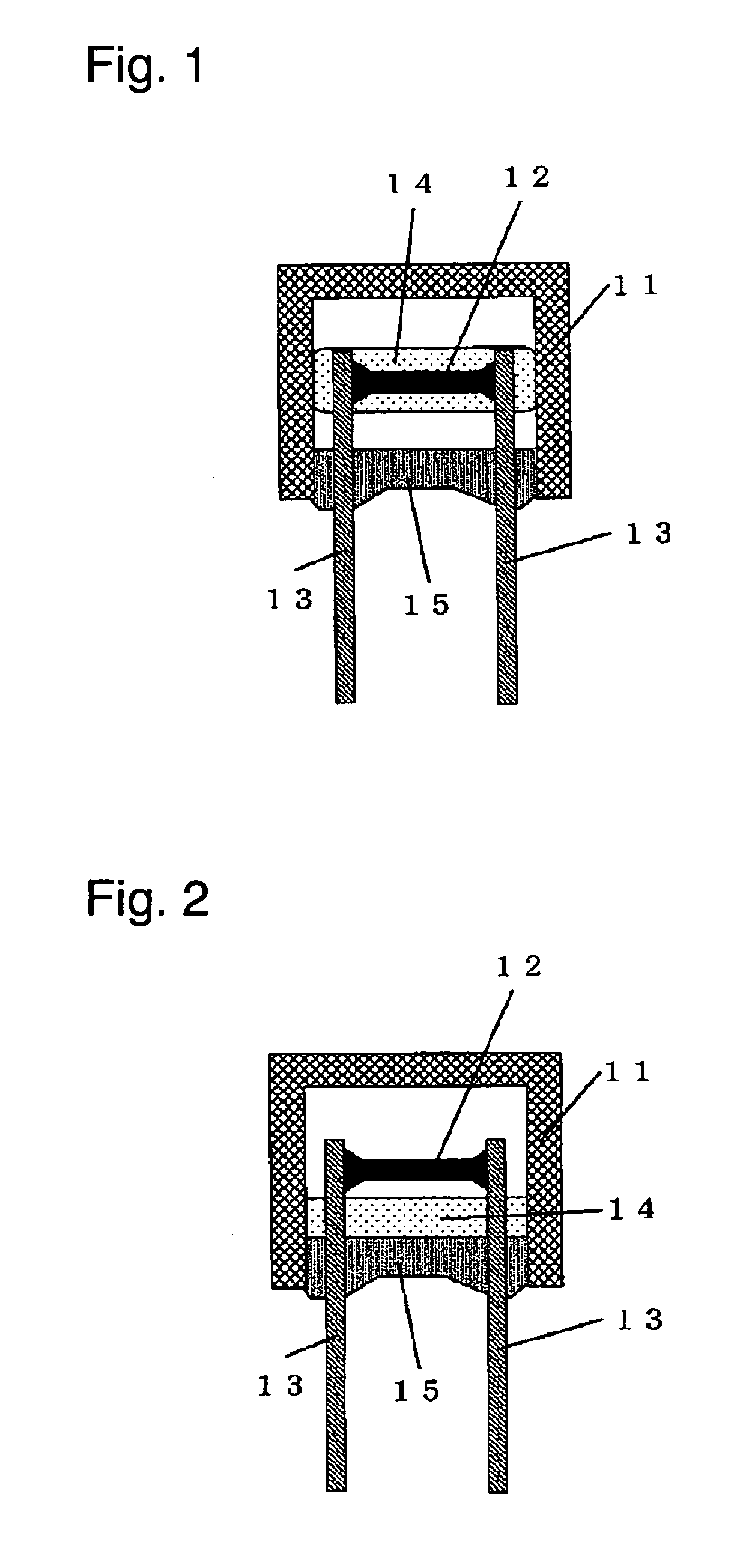 Temperature fuse, and battery using the same