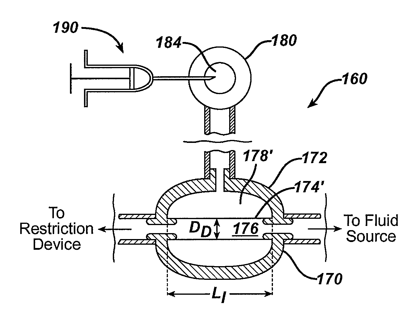 Controlling pressure in adjustable restriction devices