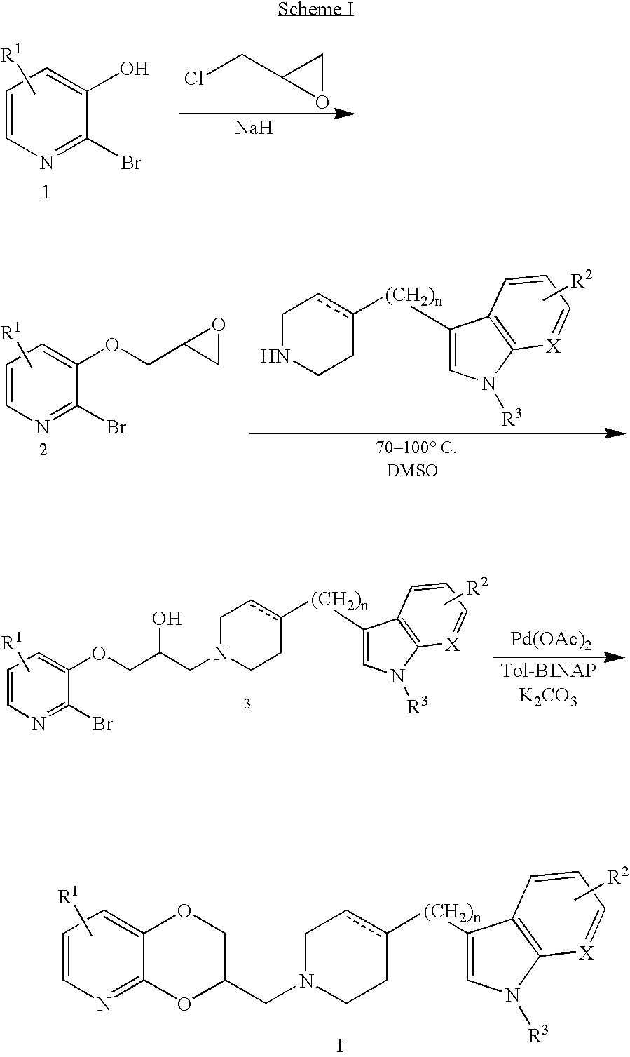 Antidepressant azaheterocyclylmethyl derivatives of 1,4-dioxino[2,3-b]pyridine