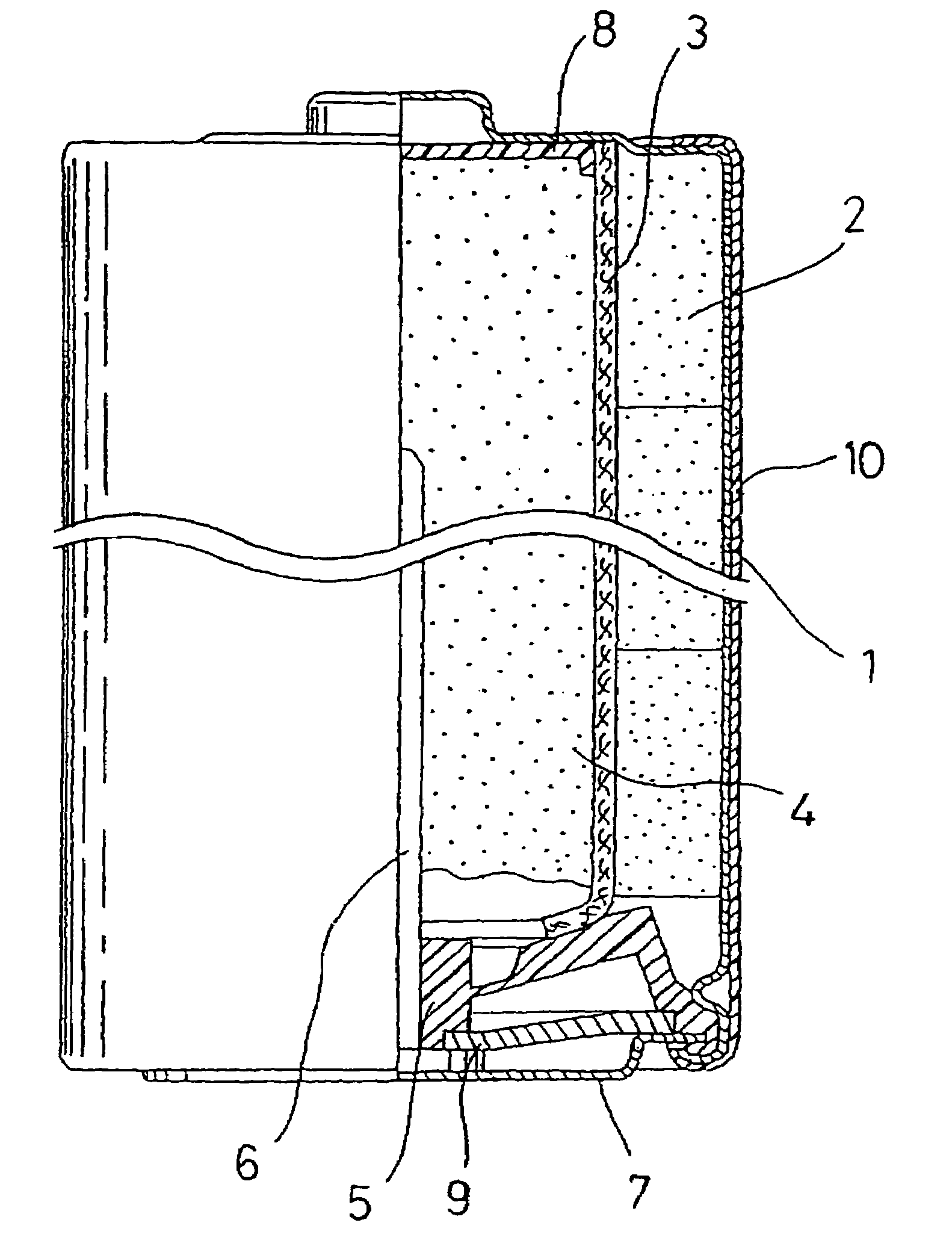 Alkaline battery and manufacturing method of positive electrode material therefor