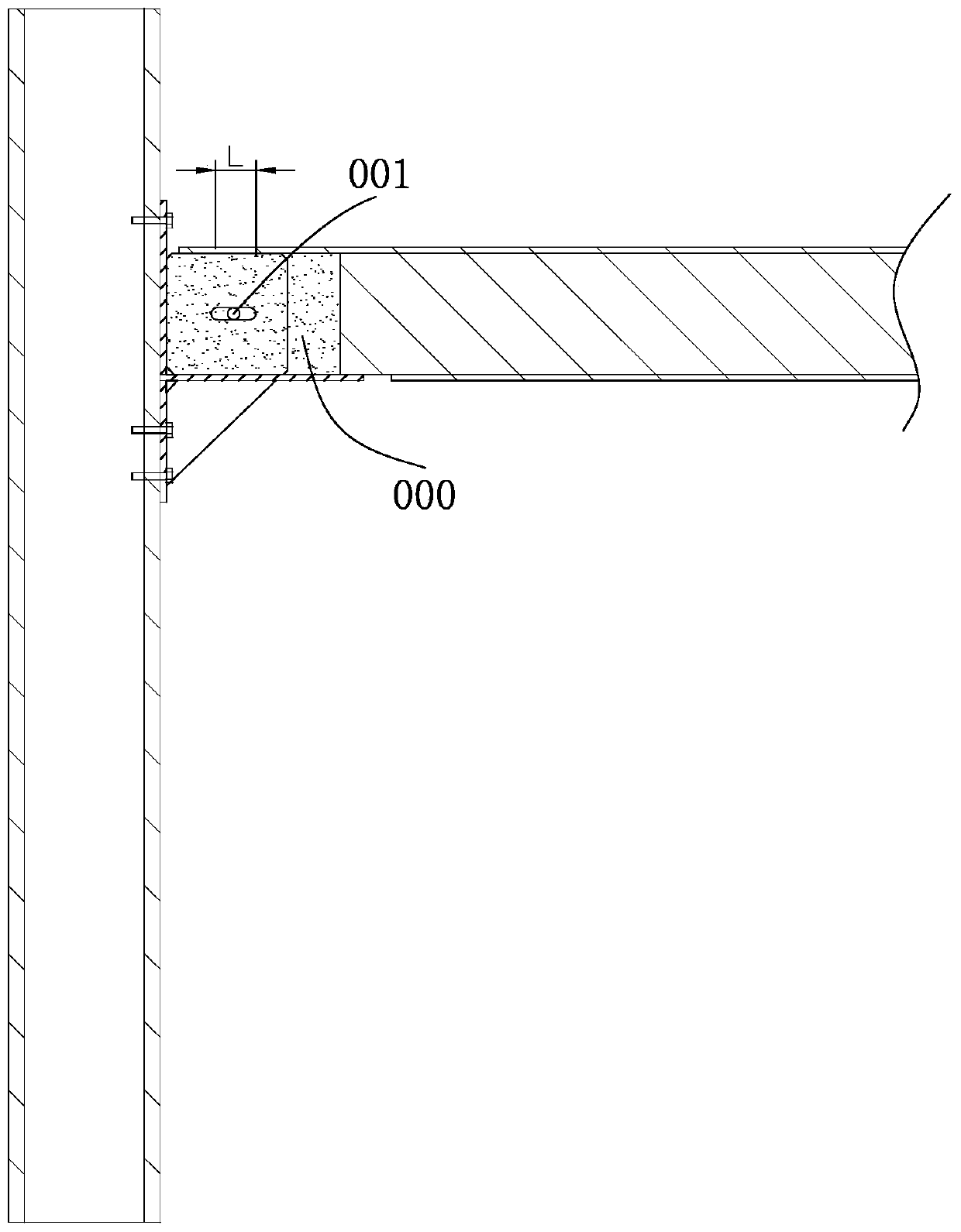 Fabricated steel structure beam and column connection joint and construction method