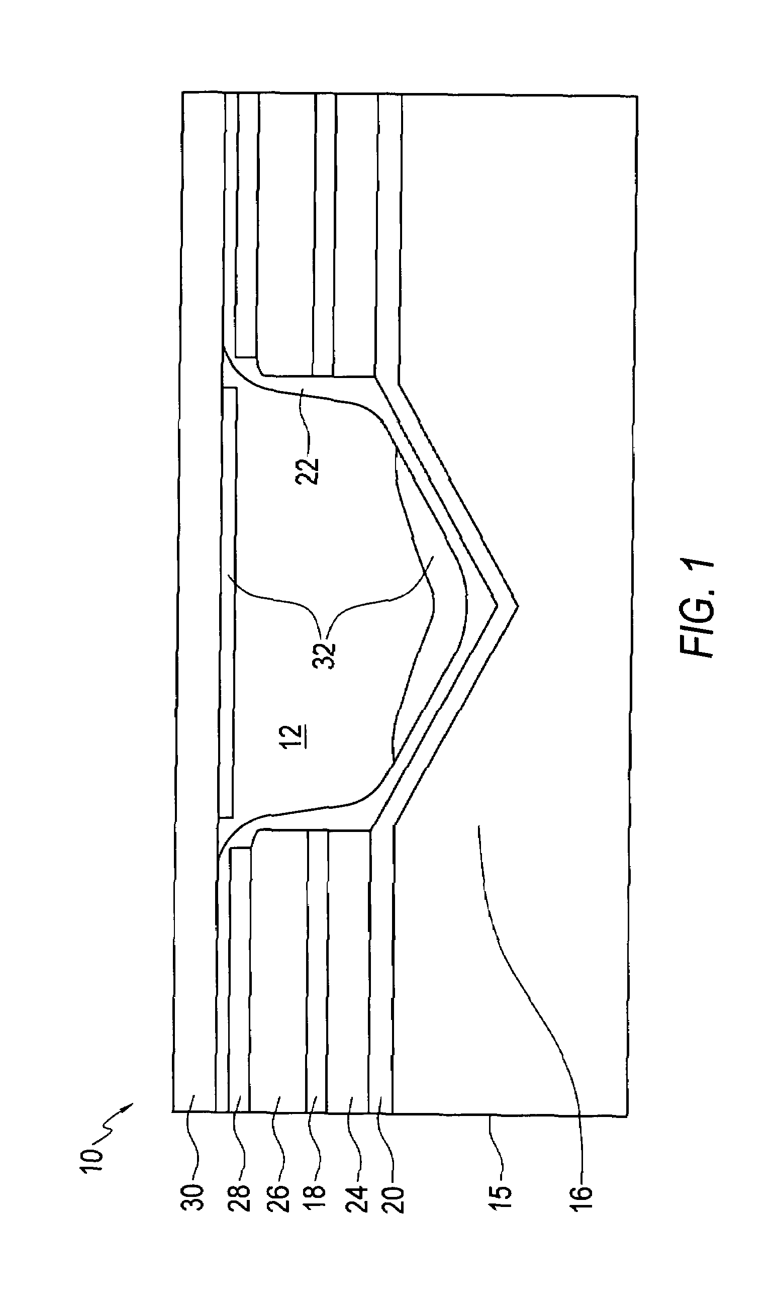 Low voltage microcavity plasma device and addressable arrays