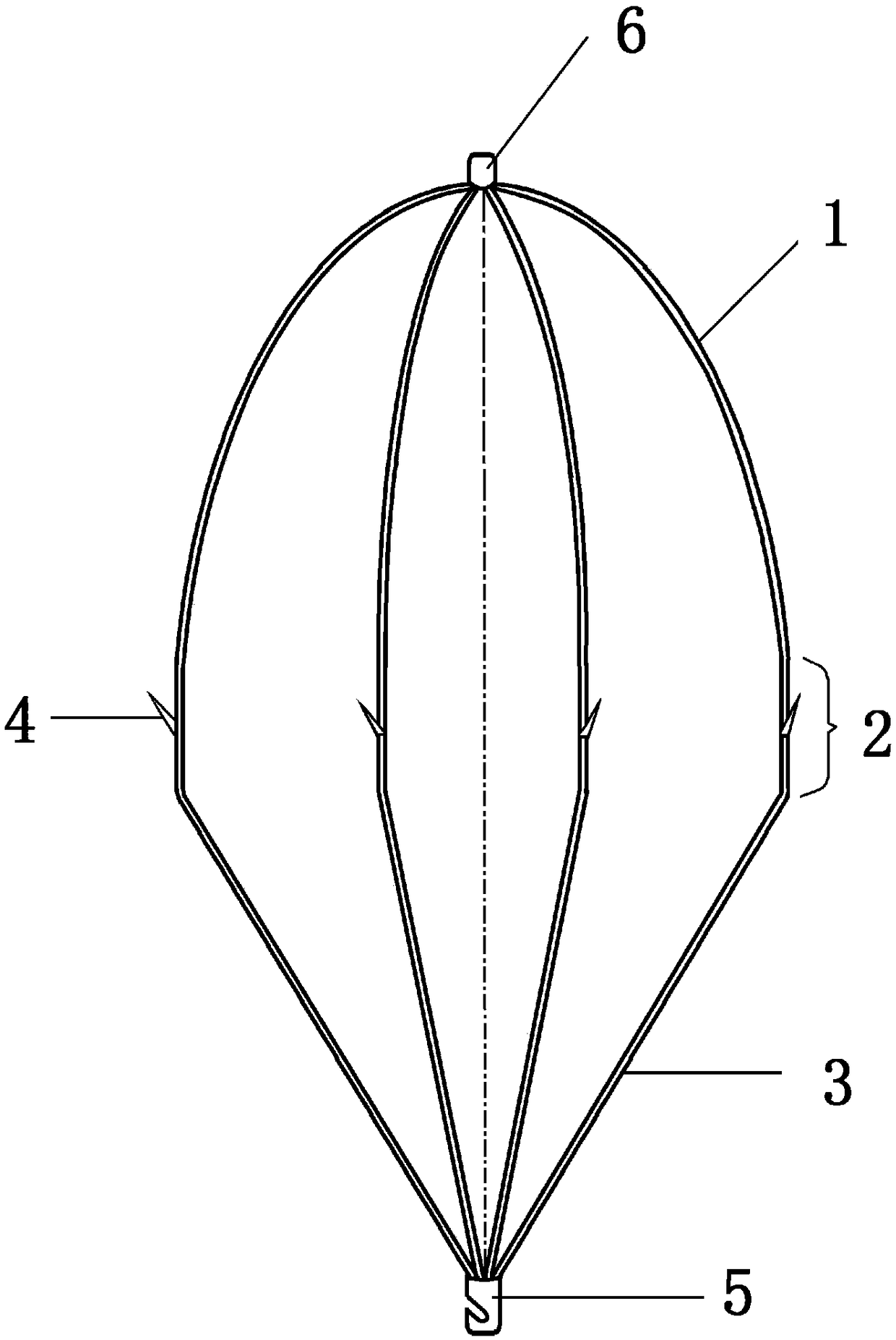 A long-placed vena cava filter