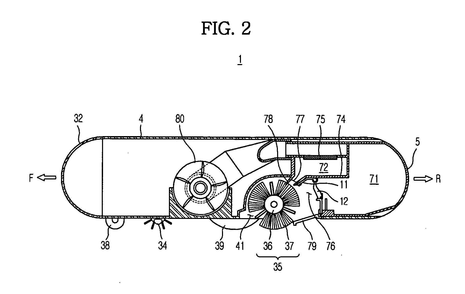 Robot cleaner, automatic exhaust station and robot cleaner system having the same