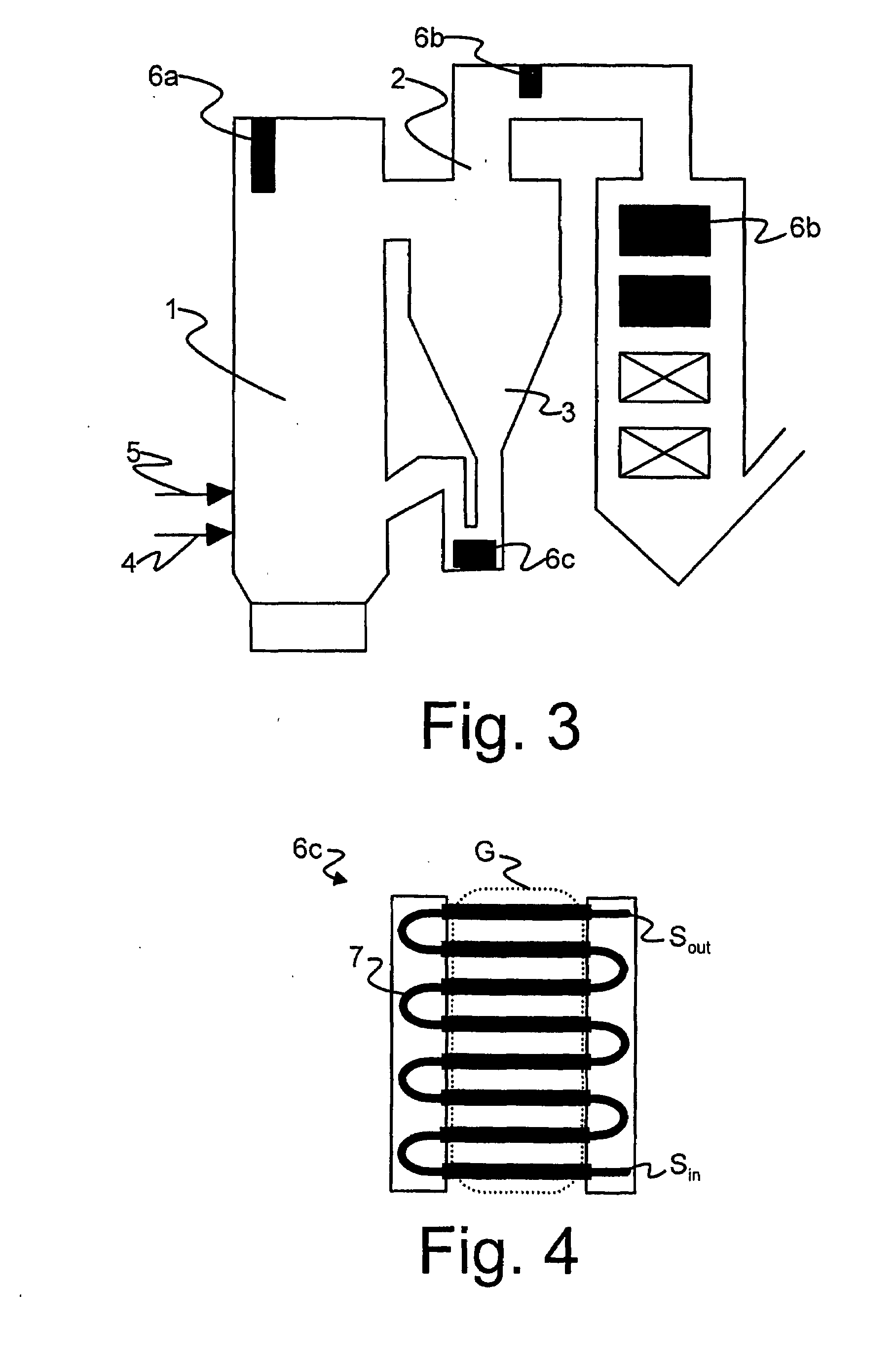 Structure of a super heater