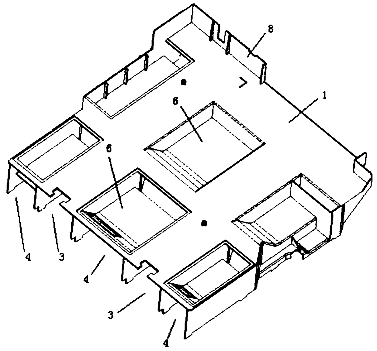 An air guide device and an air guide method for realizing uniform distribution of air flow in a case