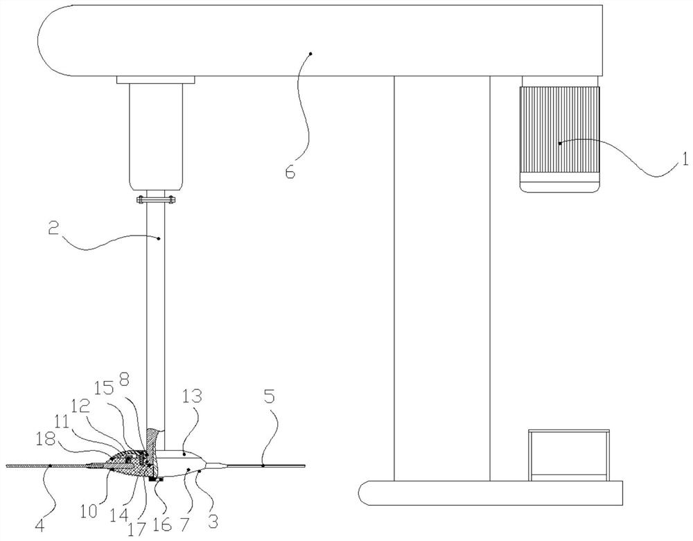 Water-in-water artistic coating fine granulation device