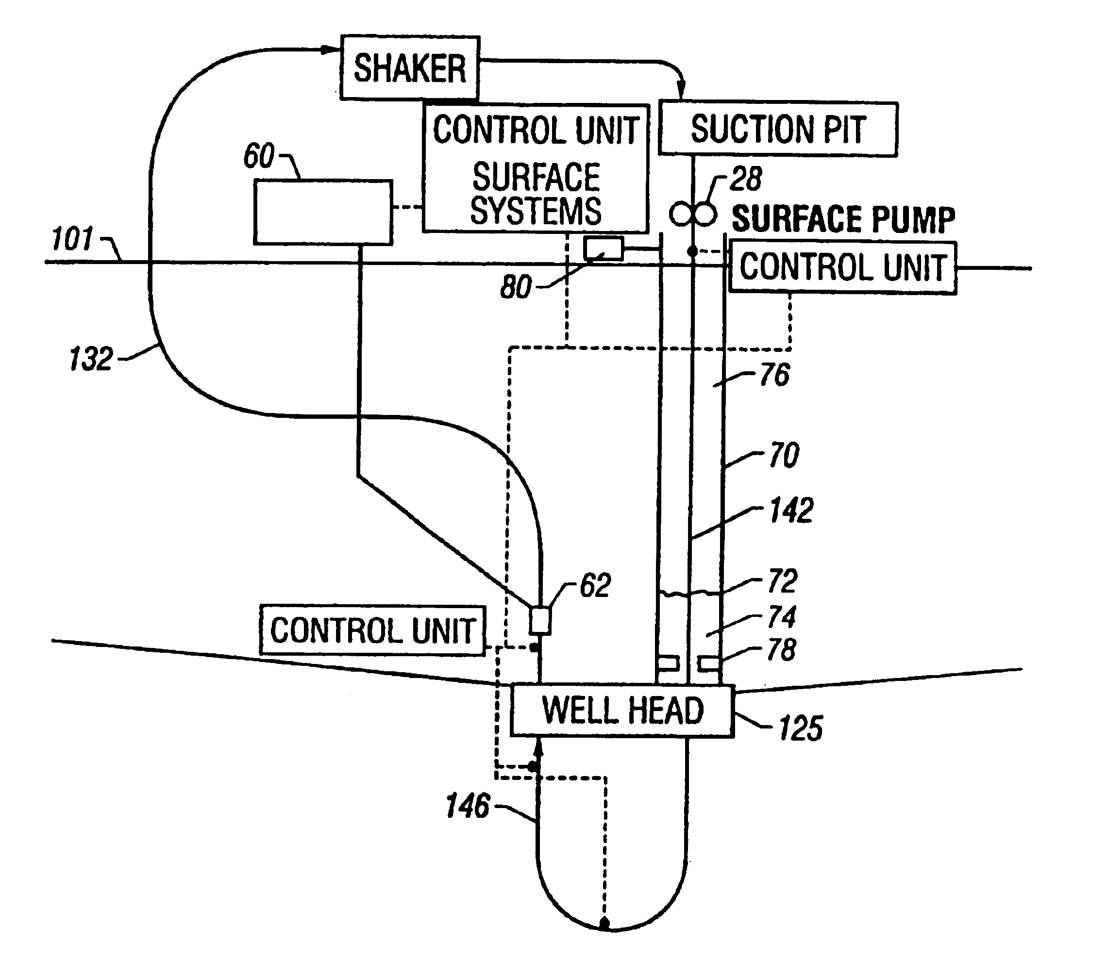 Subsea wellbore drilling system for reducing bottom hole pressure