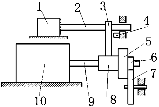 Screw rod transmission starter and control method thereof