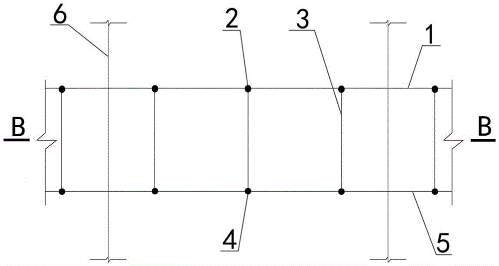 Hung interlayer structure and construction method thereof