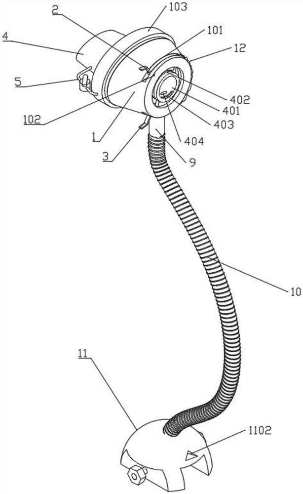 Thoracic surgery postoperative lung respiration training device