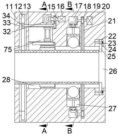 Clamping device for preventing radiator water pipe from falling off