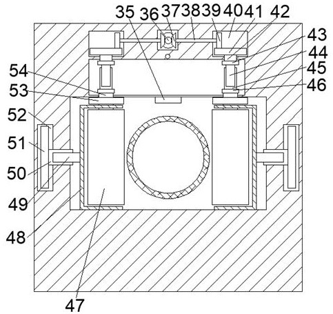 Clamping device for preventing radiator water pipe from falling off