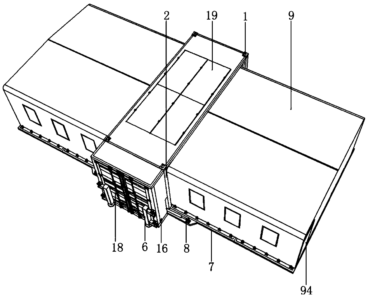 Expanded intelligent shelter