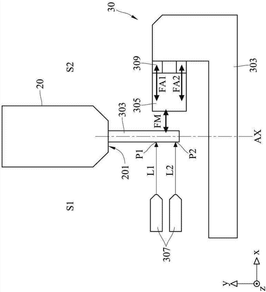 Non-contact dynamic stiffness measurment system and method thereof