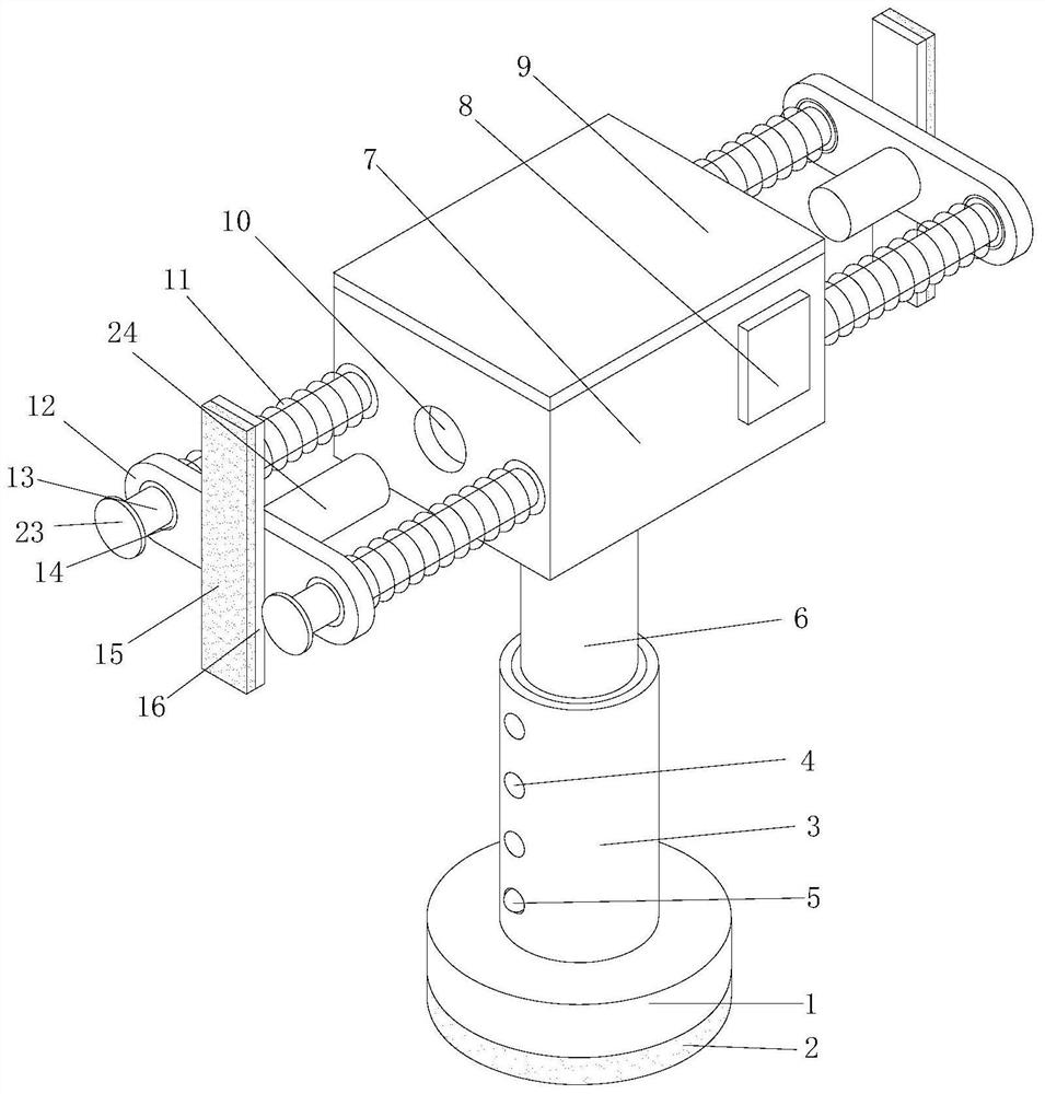 Urban subway platform door closing force detection device