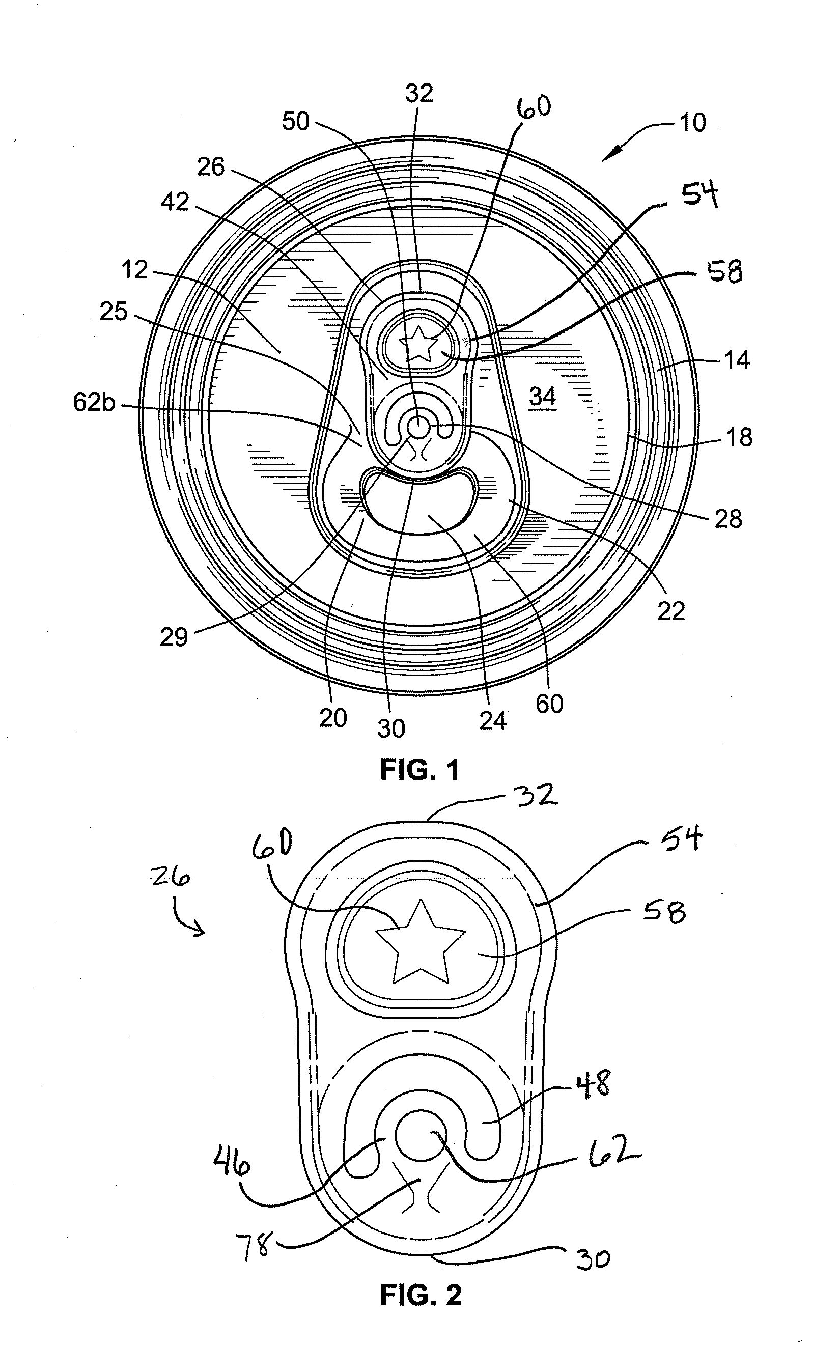 Stay-on tab for a beverage container