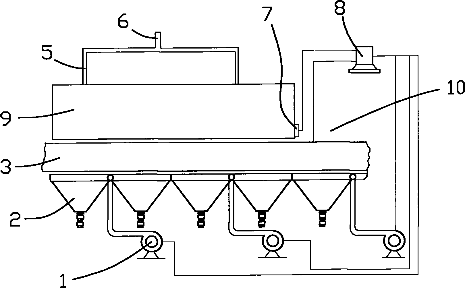 Enhanced heat exchange device for sinter of circular cooler