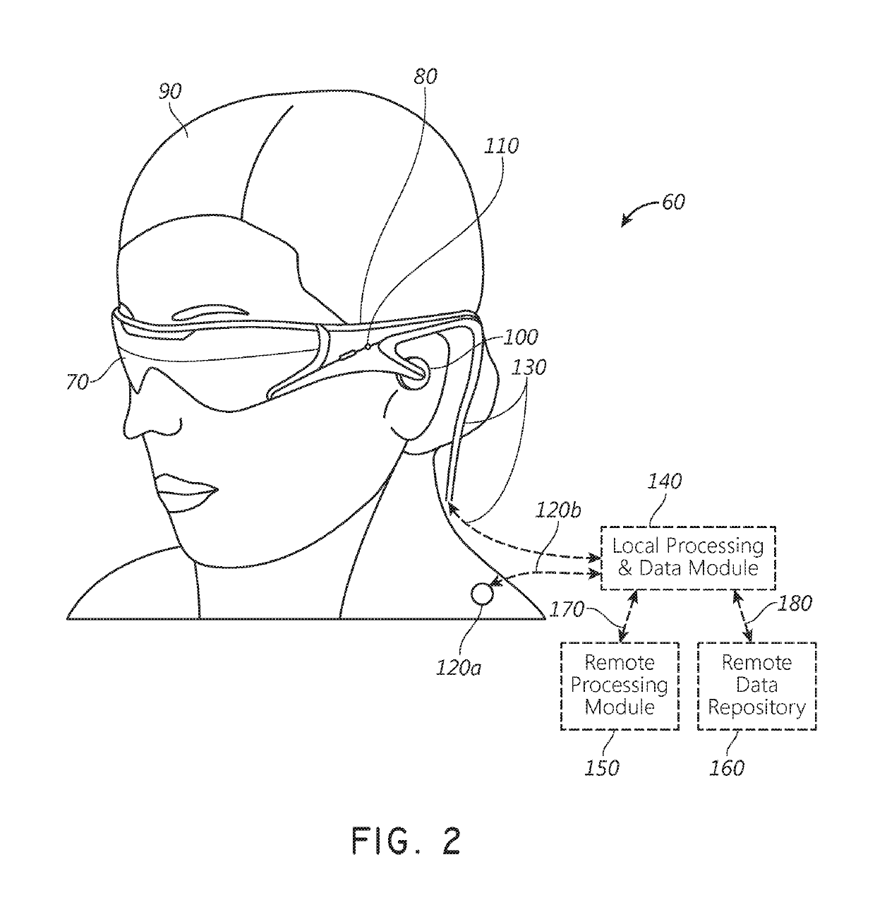 Augmented reality systems and methods with variable focus lens elements