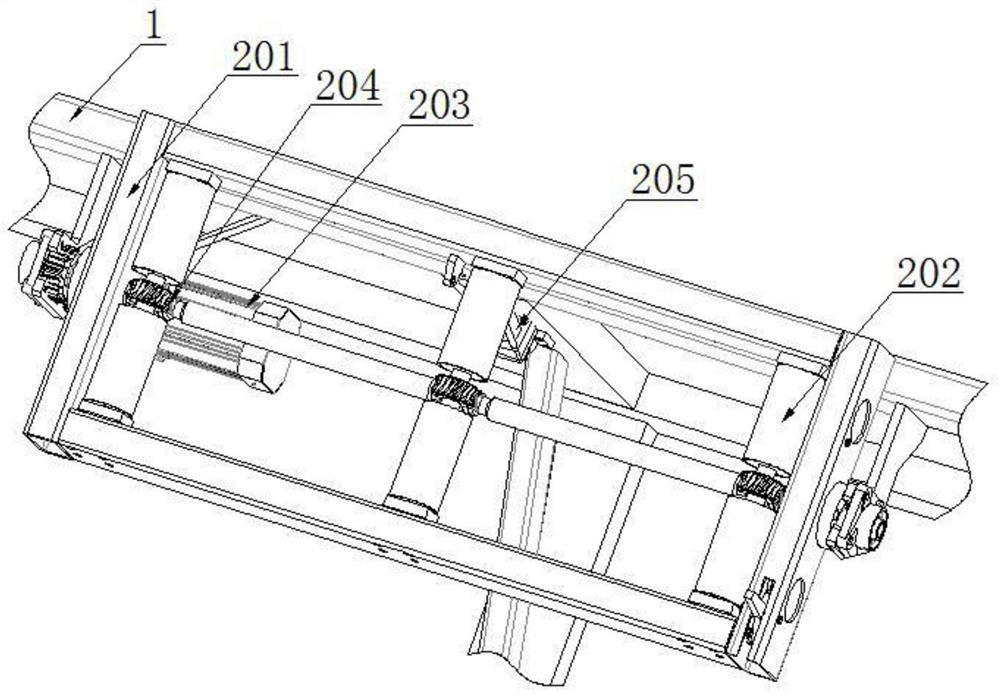 Profile steel buckling stacking method and stacking equipment