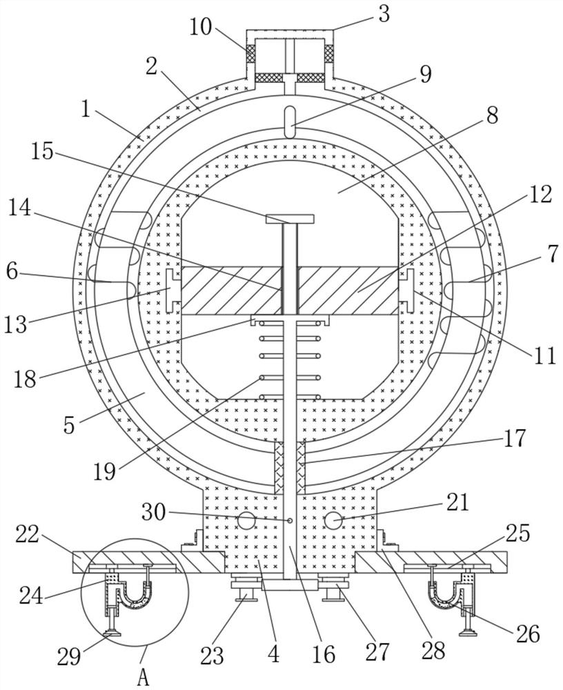 Mutual inductor with stable fixing structure