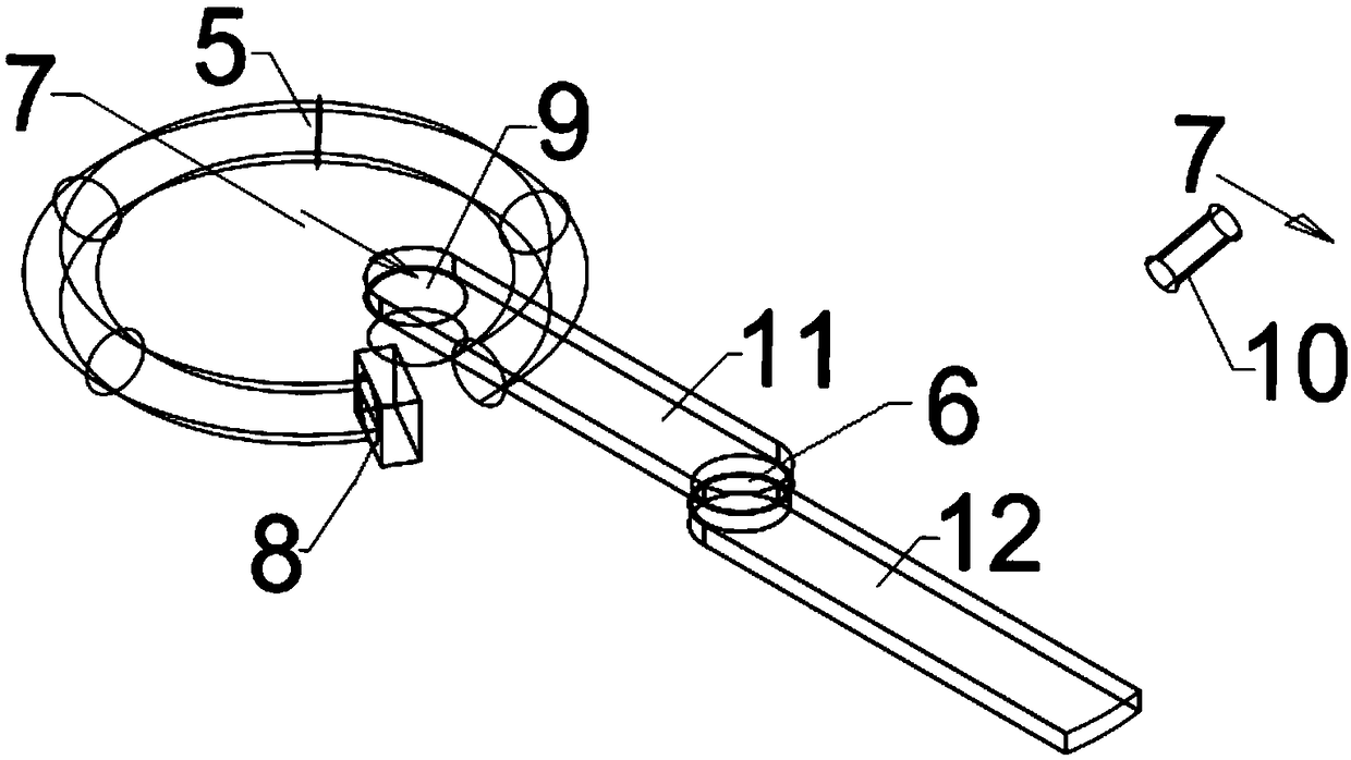 Concrete rebound instrument based on annular spring