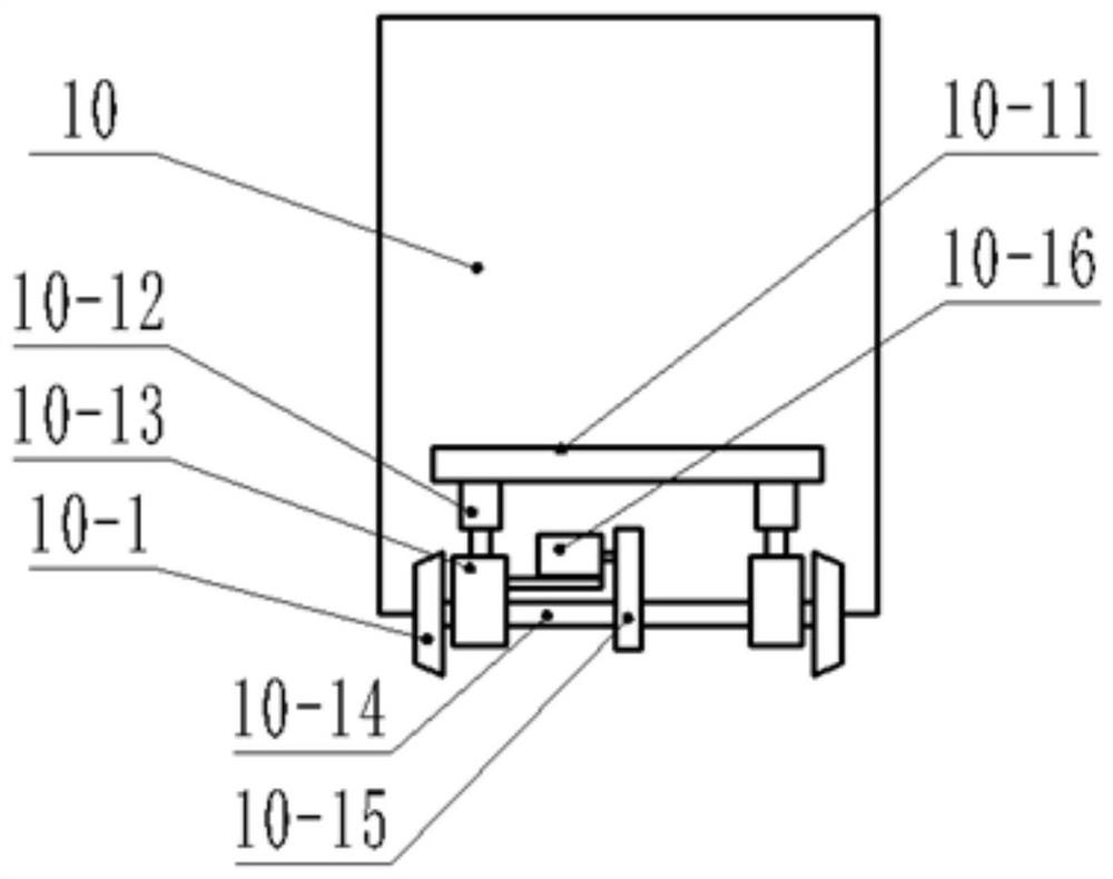 Tunnel gravel transfer device and construction method thereof