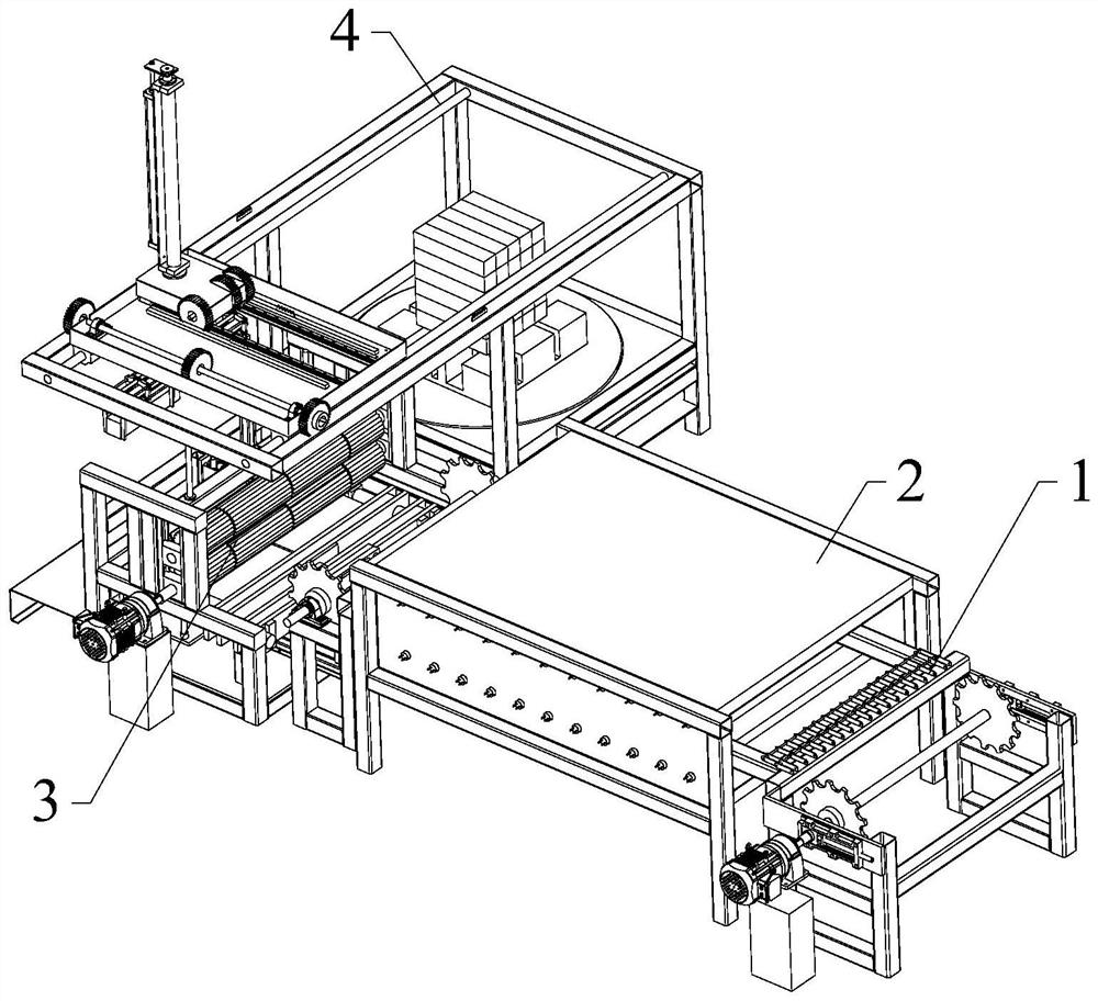 Zinc sheet cast ingot collecting device