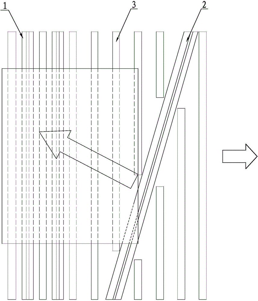 Serrated air outlet air knife structure for glass cleaning/drying machine